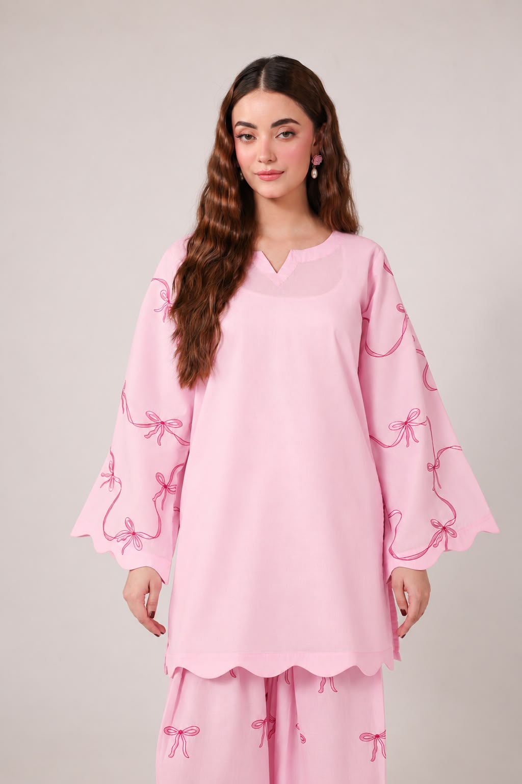 2PC Embroidered Pret - 1298