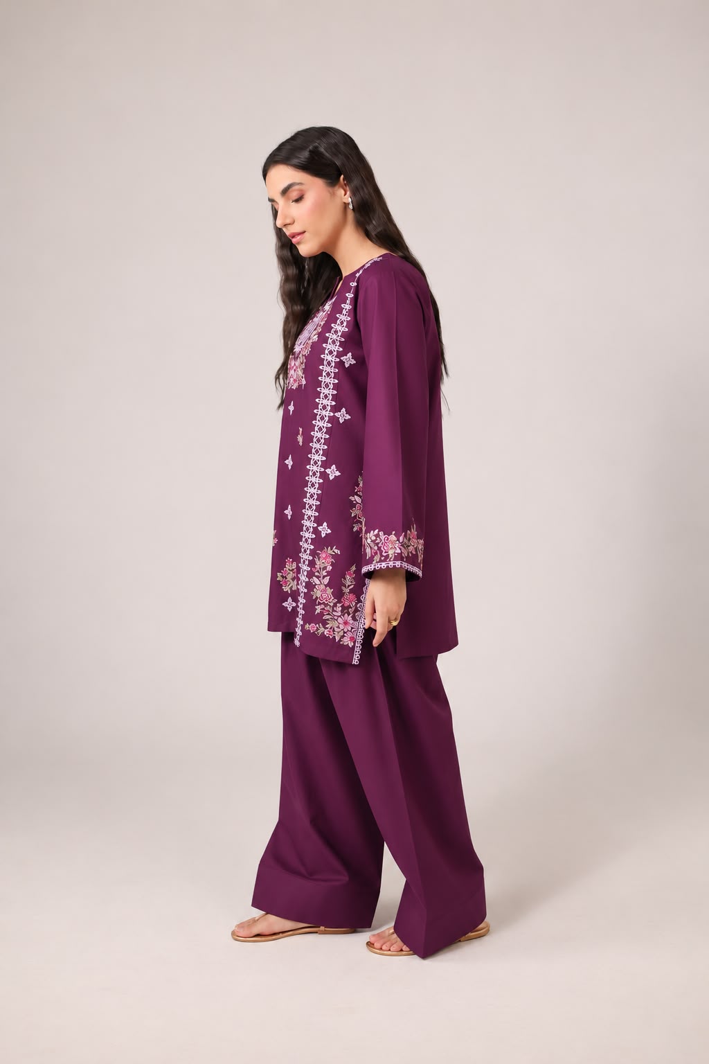 2PC Embroidered Pret - 1255