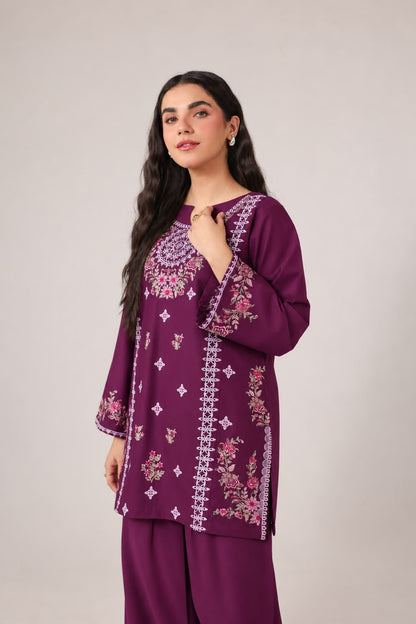 2PC Embroidered Pret - 1255
