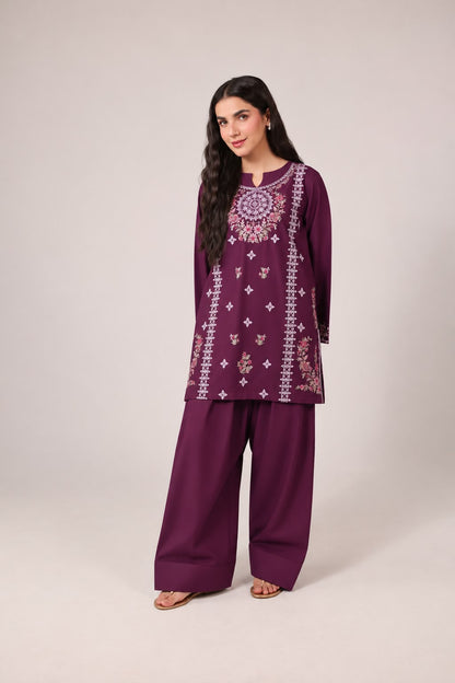 2PC Embroidered Pret - 1255