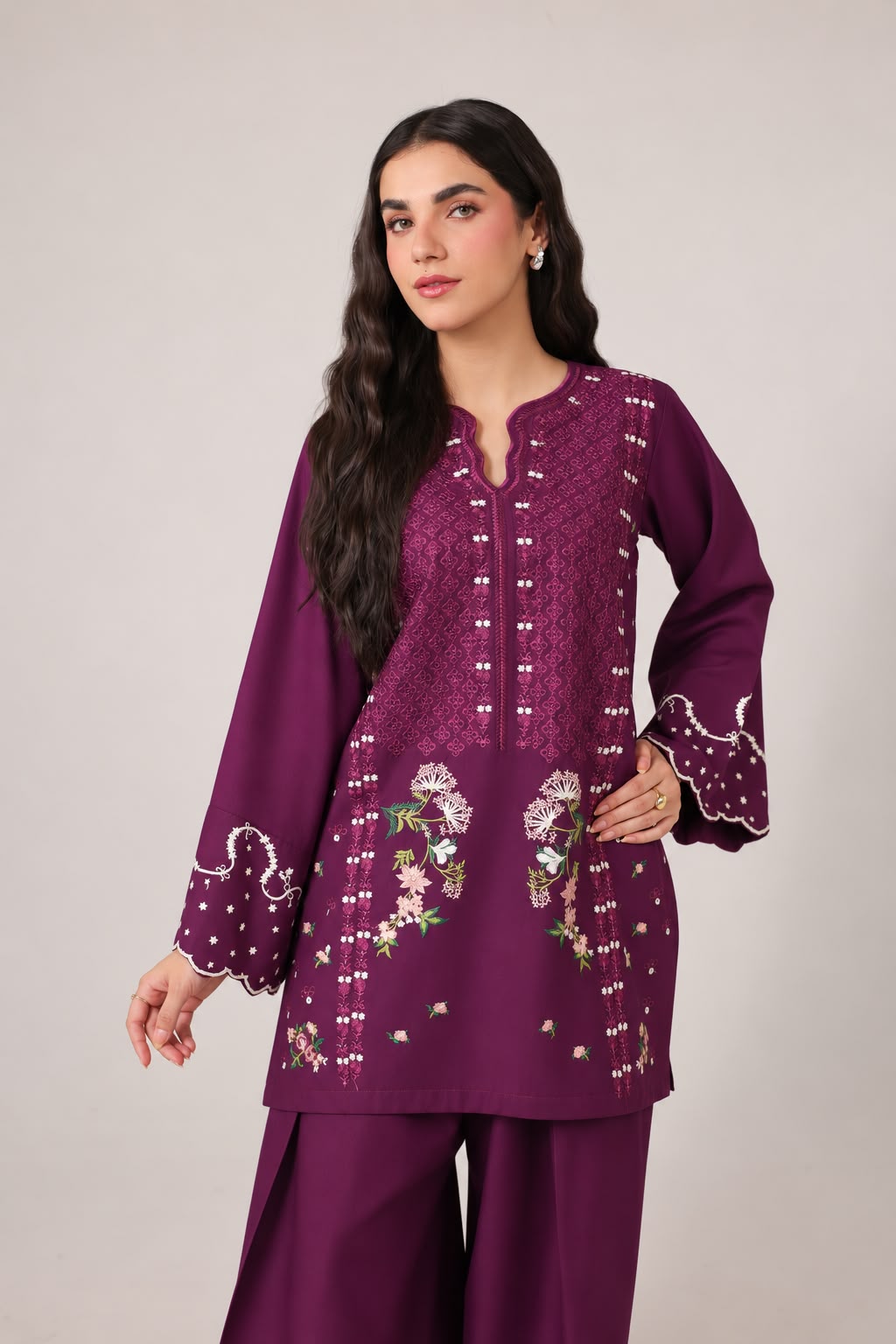2PC Embroidered Pret - 1379