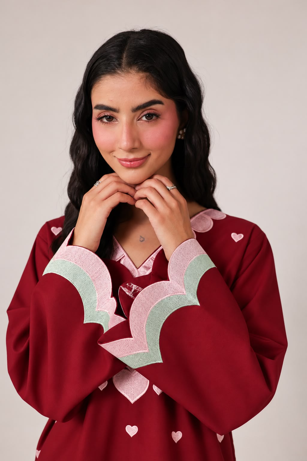2PC Embroidered Pret- 1366
