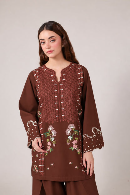 2PC Embroidered Pret - 1383