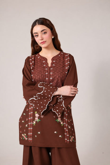 2PC Embroidered Pret - 1383