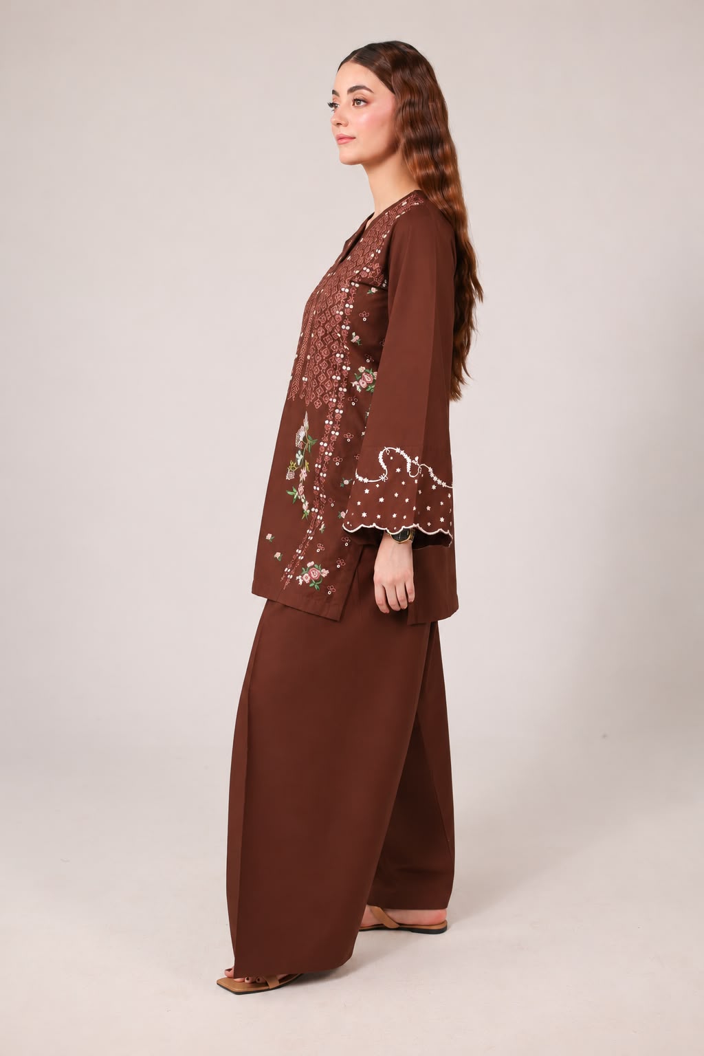 2PC Embroidered Pret - 1383