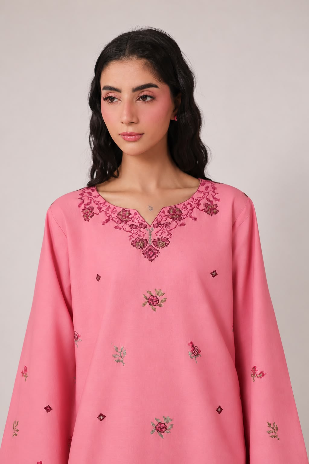 2PC Embroidered Pret - 1251