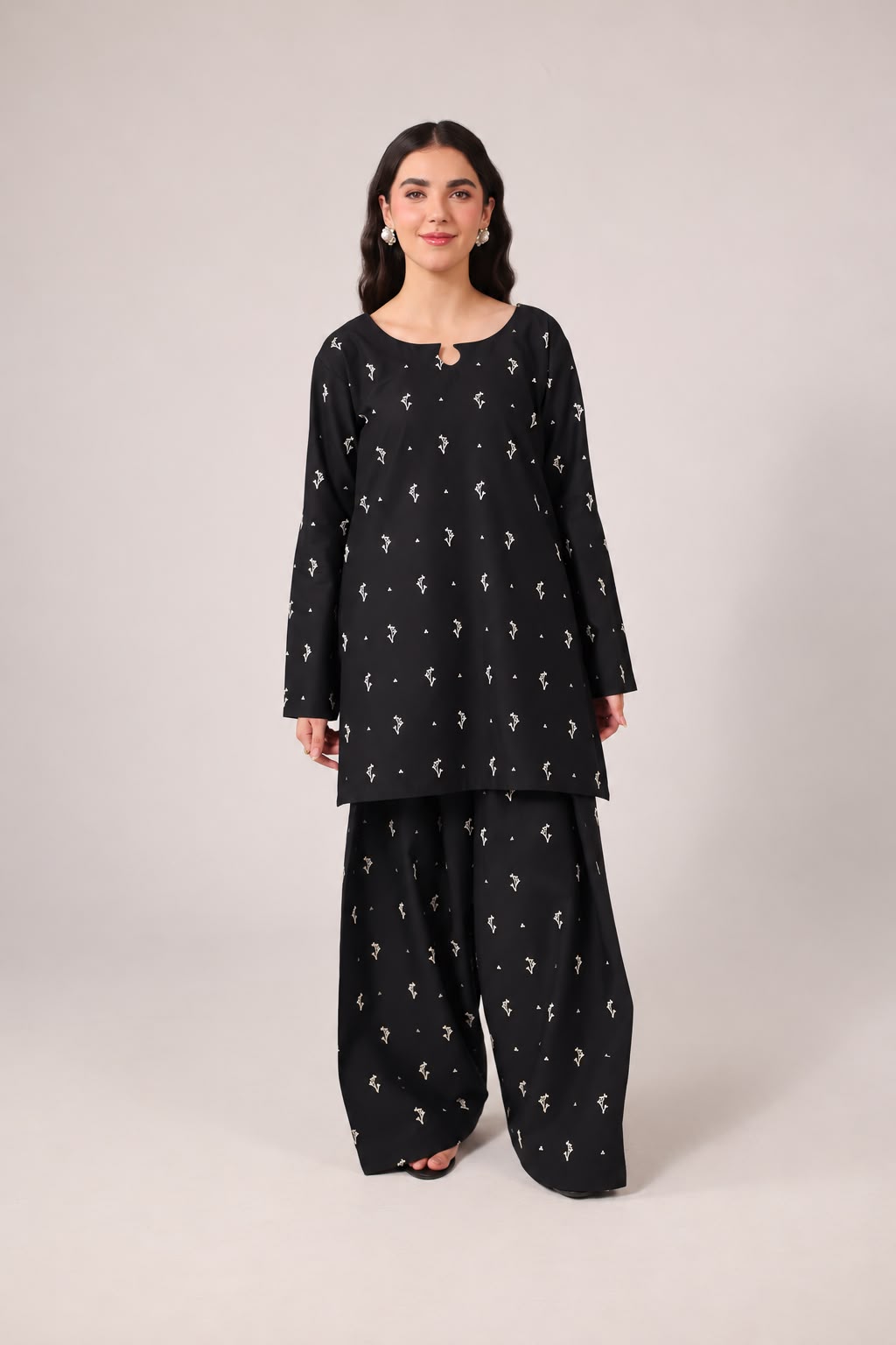 2PC Embroidered Pret - 1294