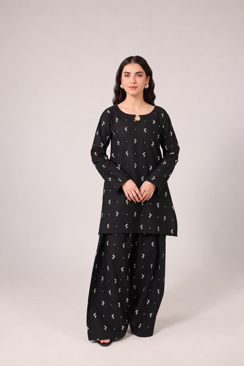 2PC Embroidered Pret - 1294