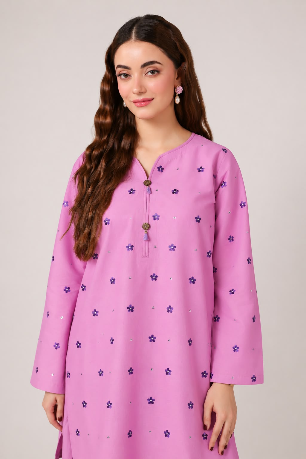 2PC Embroidered Pret - 1293