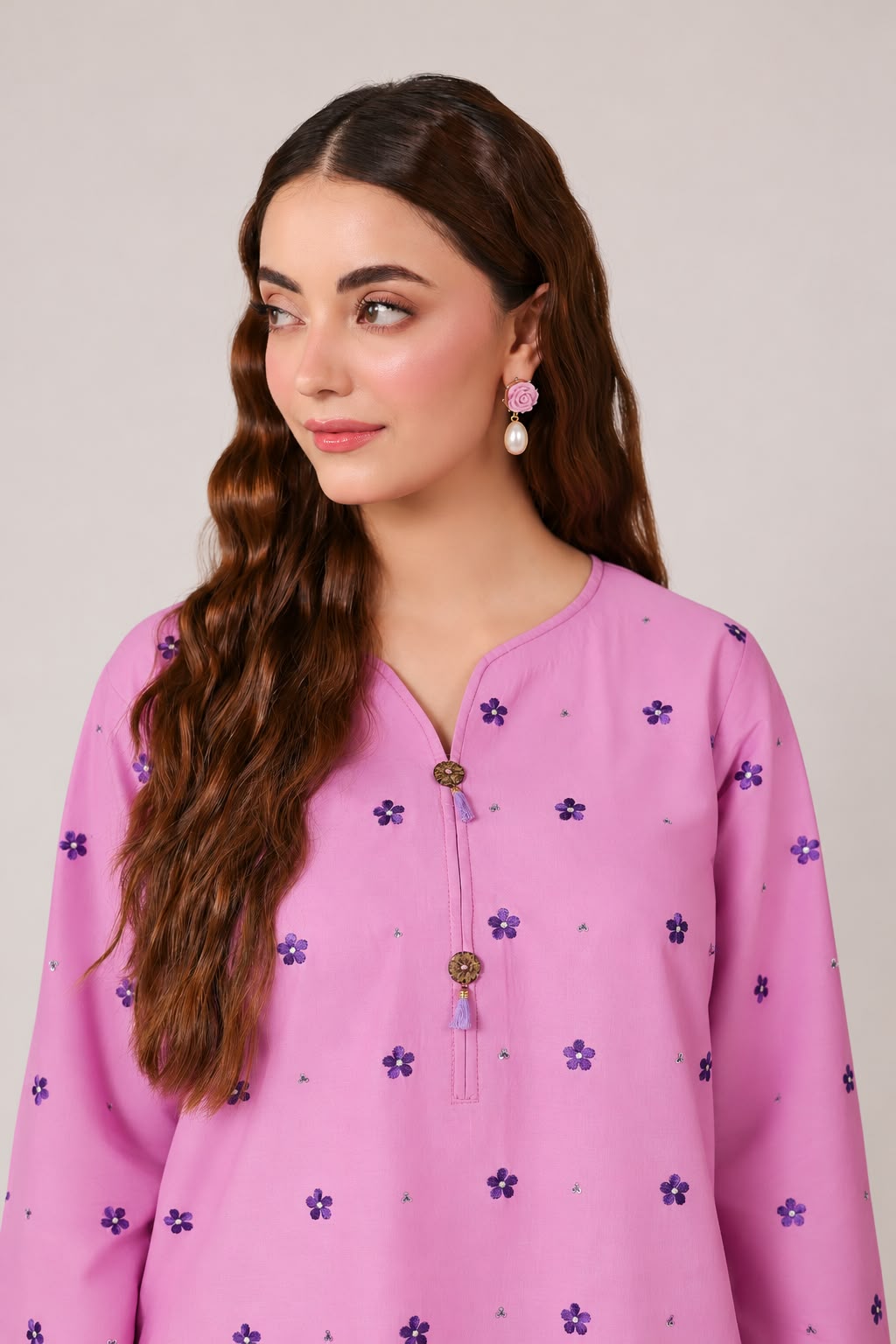 2PC Embroidered Pret - 1293