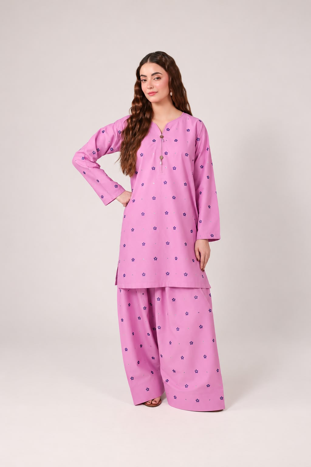 2PC Embroidered Pret - 1293