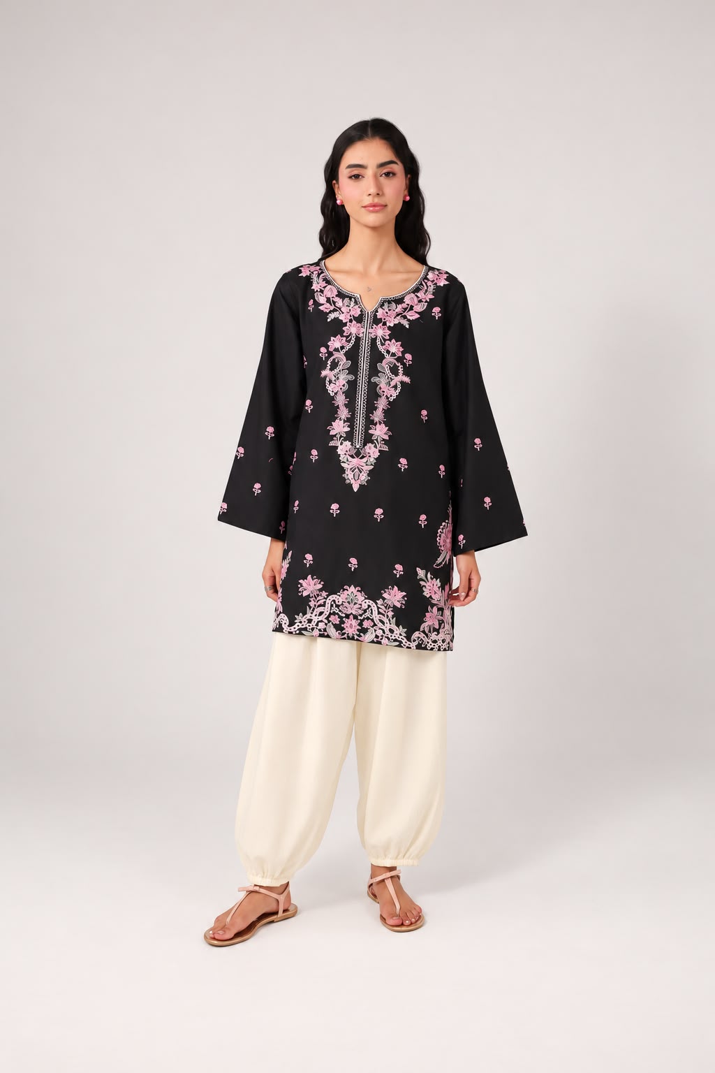 2PC Embroidered Pret - 1254