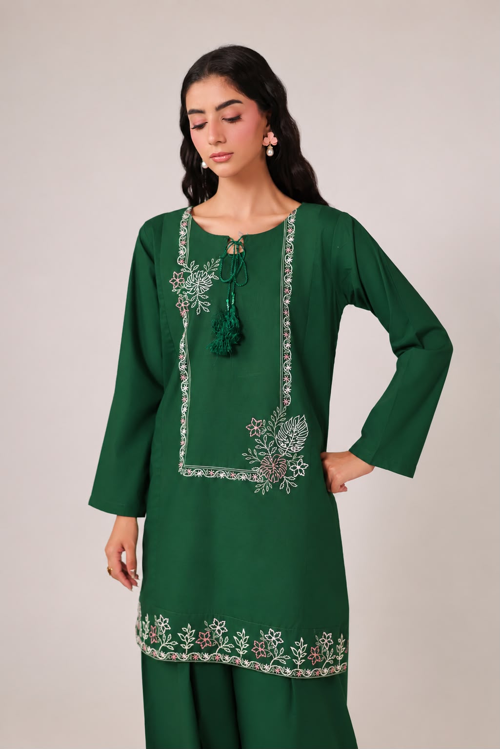 2PC Embroidered Pret - 1304