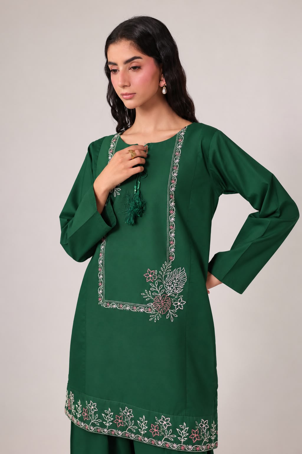 2PC Embroidered Pret - 1304