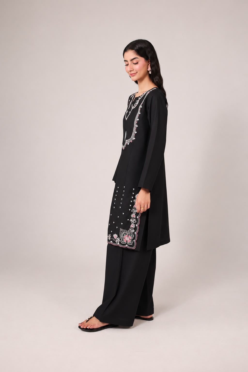 2PC Embroidered Pret - 1306