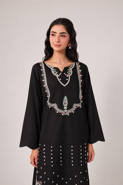 2PC Embroidered Pret - 1306