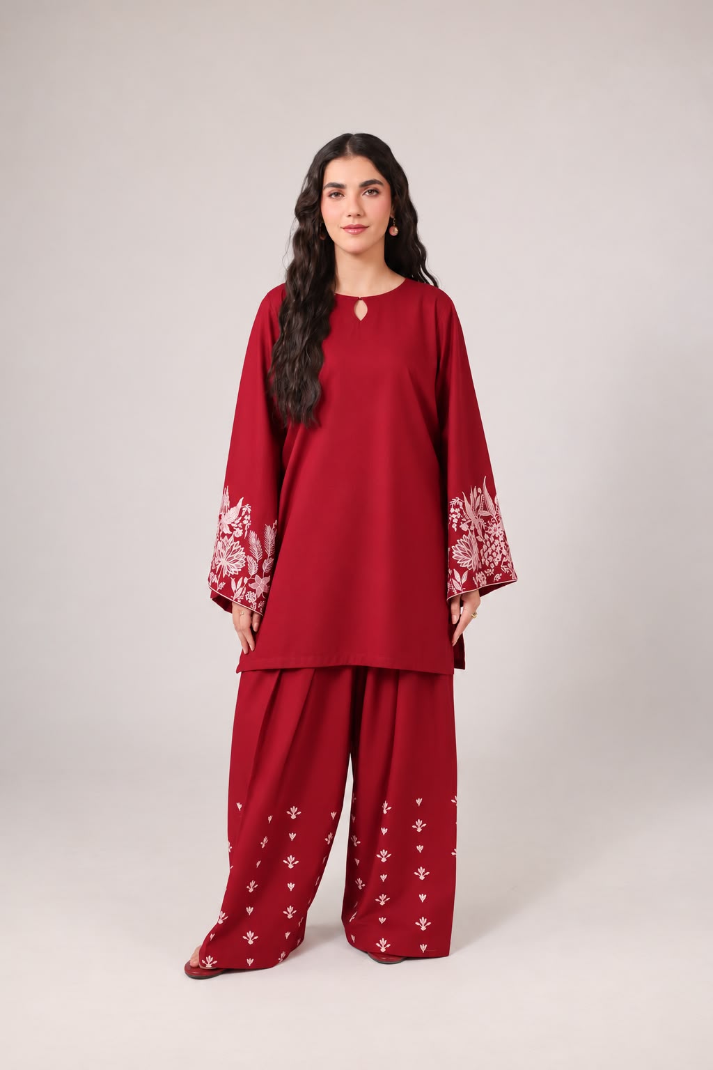 2PC Embroidered Pret - 1282