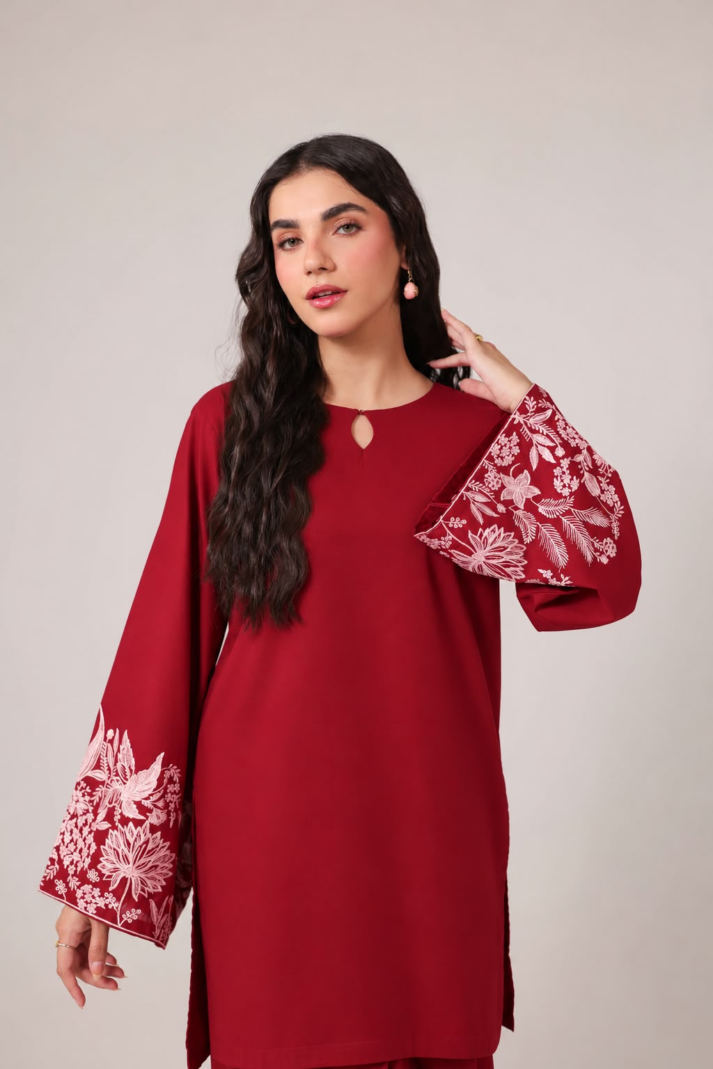 2PC Embroidered Pret - 1282