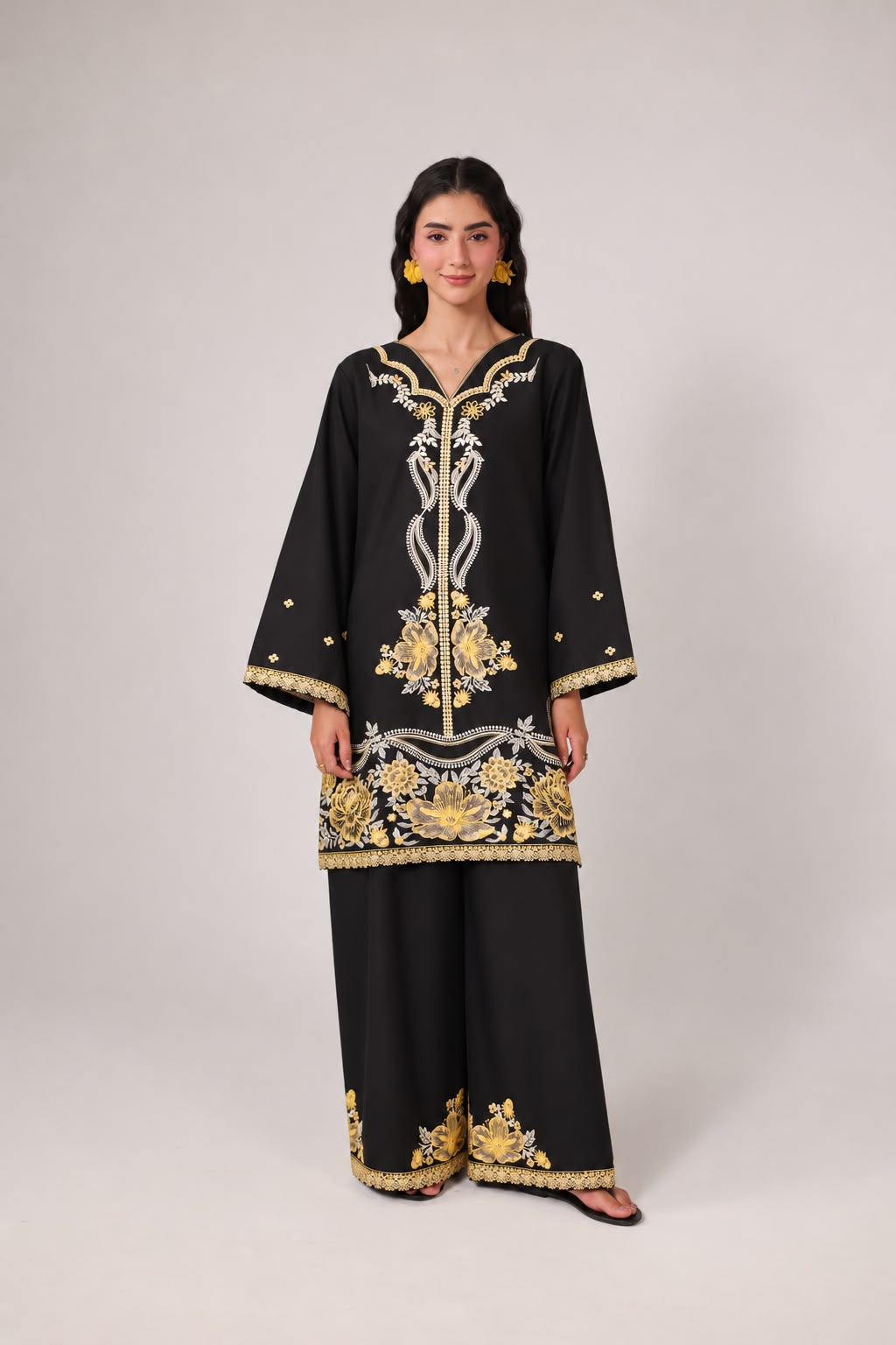 2PC Embroidered Pret - 1250
