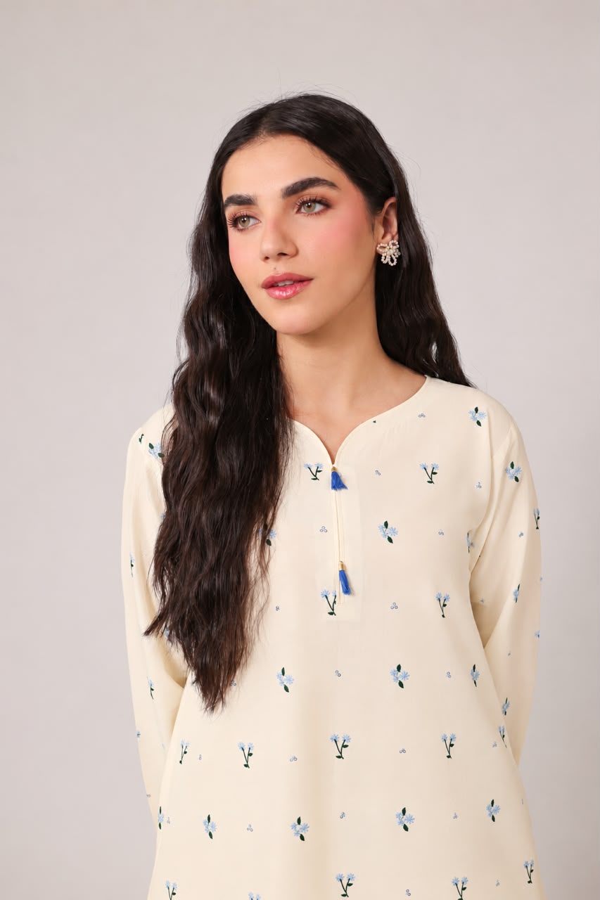 2PC Embroidered Pret - 1296
