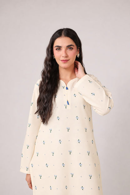 2PC Embroidered Pret - 1296