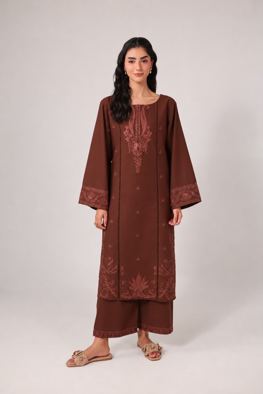 2PC Embroidered Pret - 1309