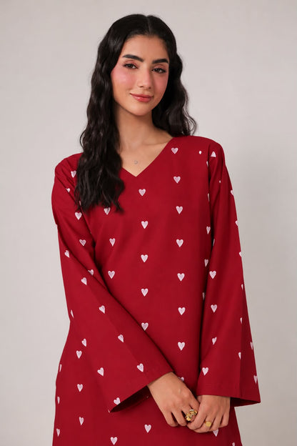 2PC Embroidered Pret - 1300