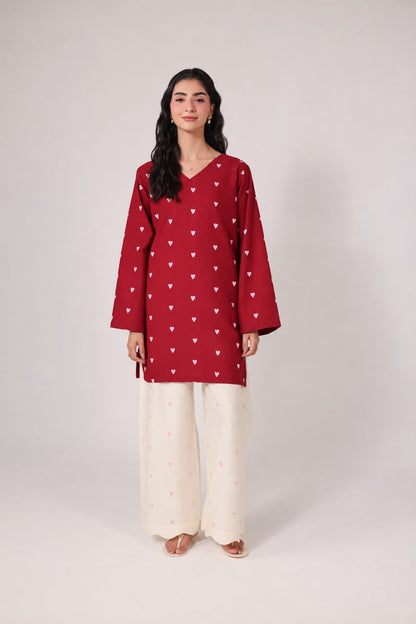 2PC Embroidered Pret - 1300