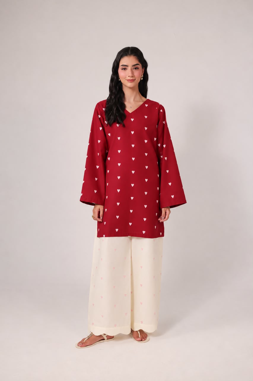 2PC Embroidered Pret - 1300