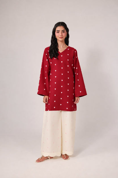 2PC Embroidered Pret - 1300