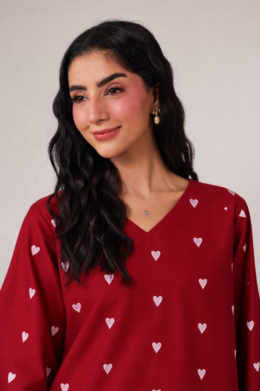 2PC Embroidered Pret - 1300