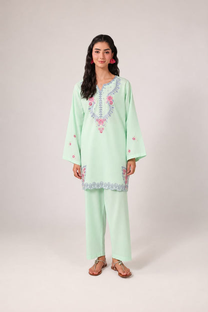 2PC Embroidered Pret - 1268