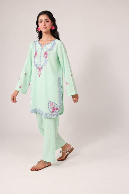 2PC Embroidered Pret - 1268