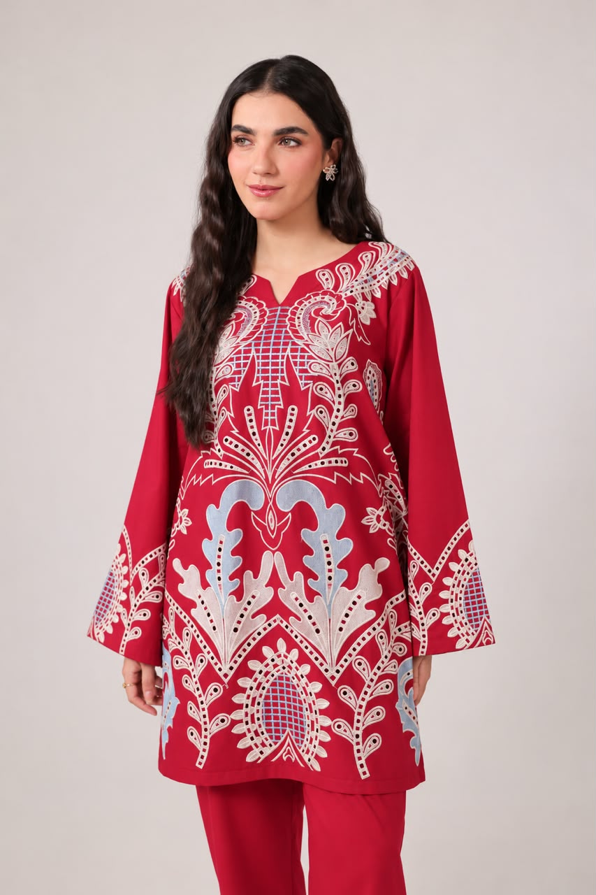 2PC Embroidered Pret - 1269