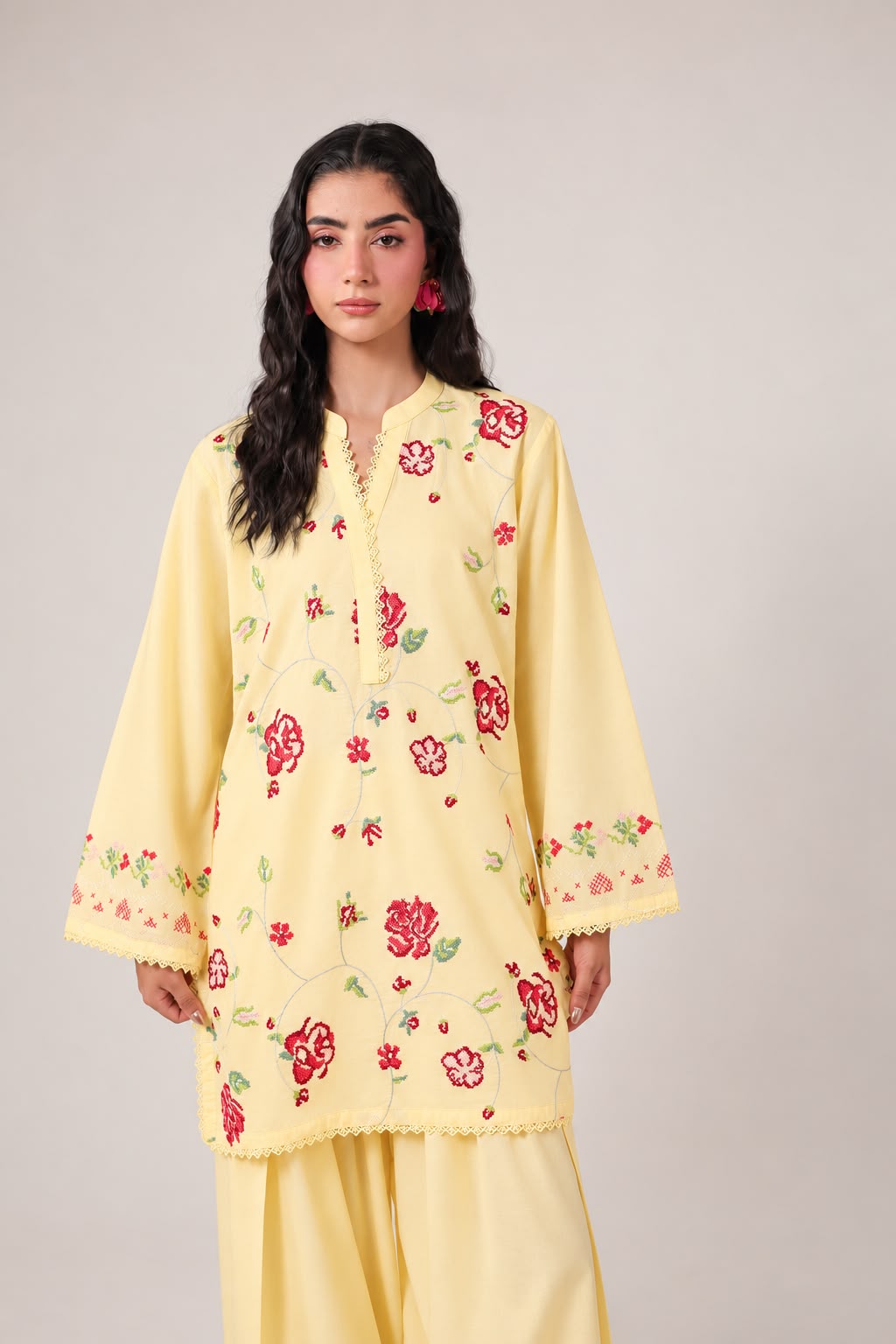 2PC Embroidered Pret - 1373