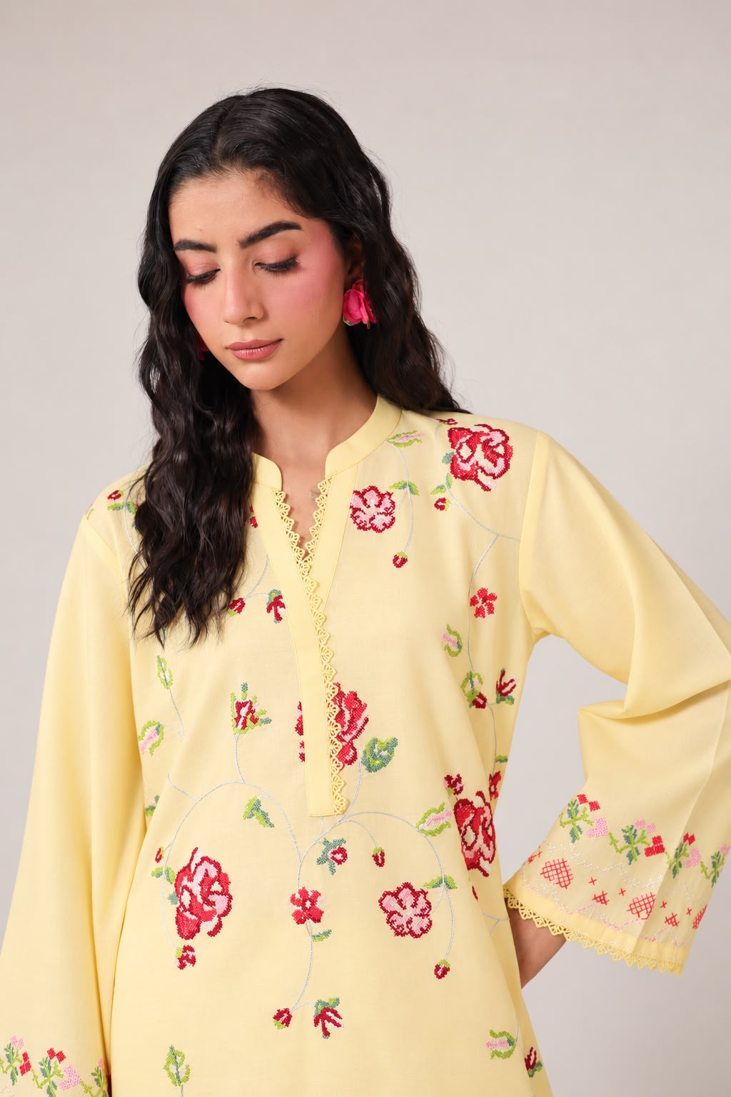 2PC Embroidered Pret - 1373