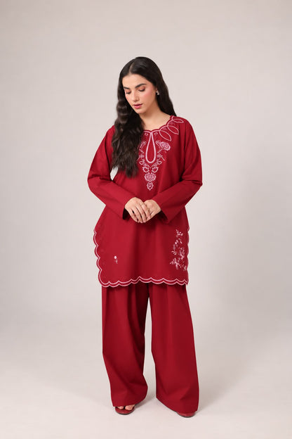 2PC Embroidered Pret - 1307
