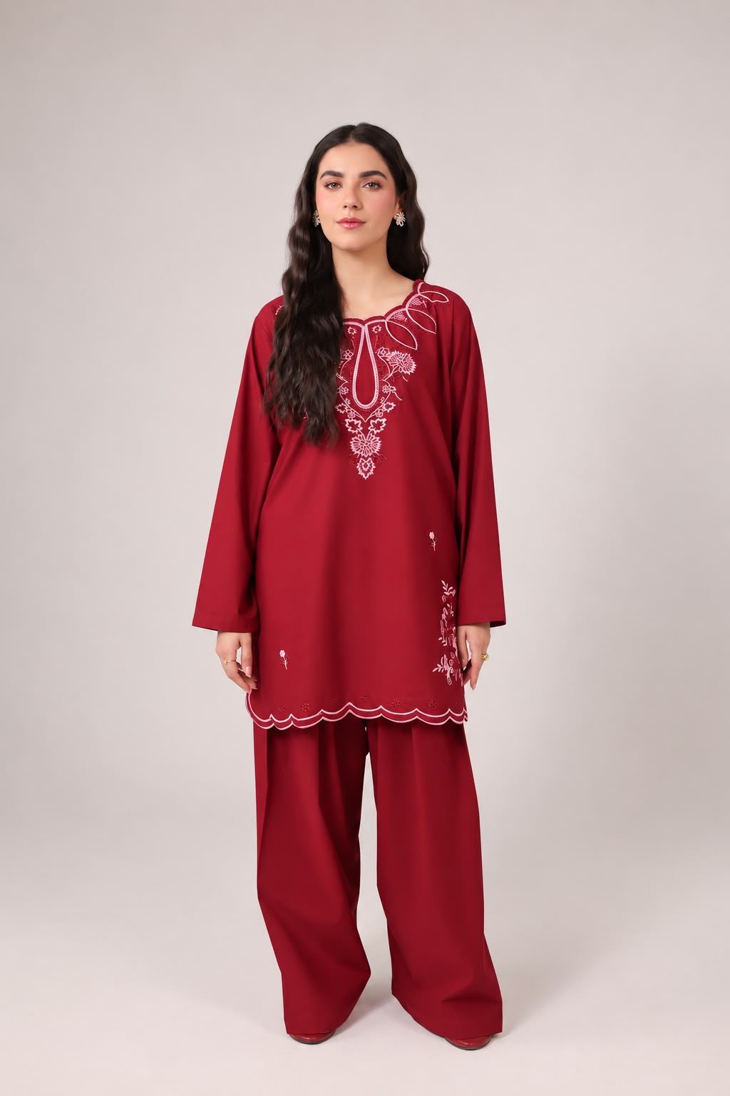 2PC Embroidered Pret - 1307