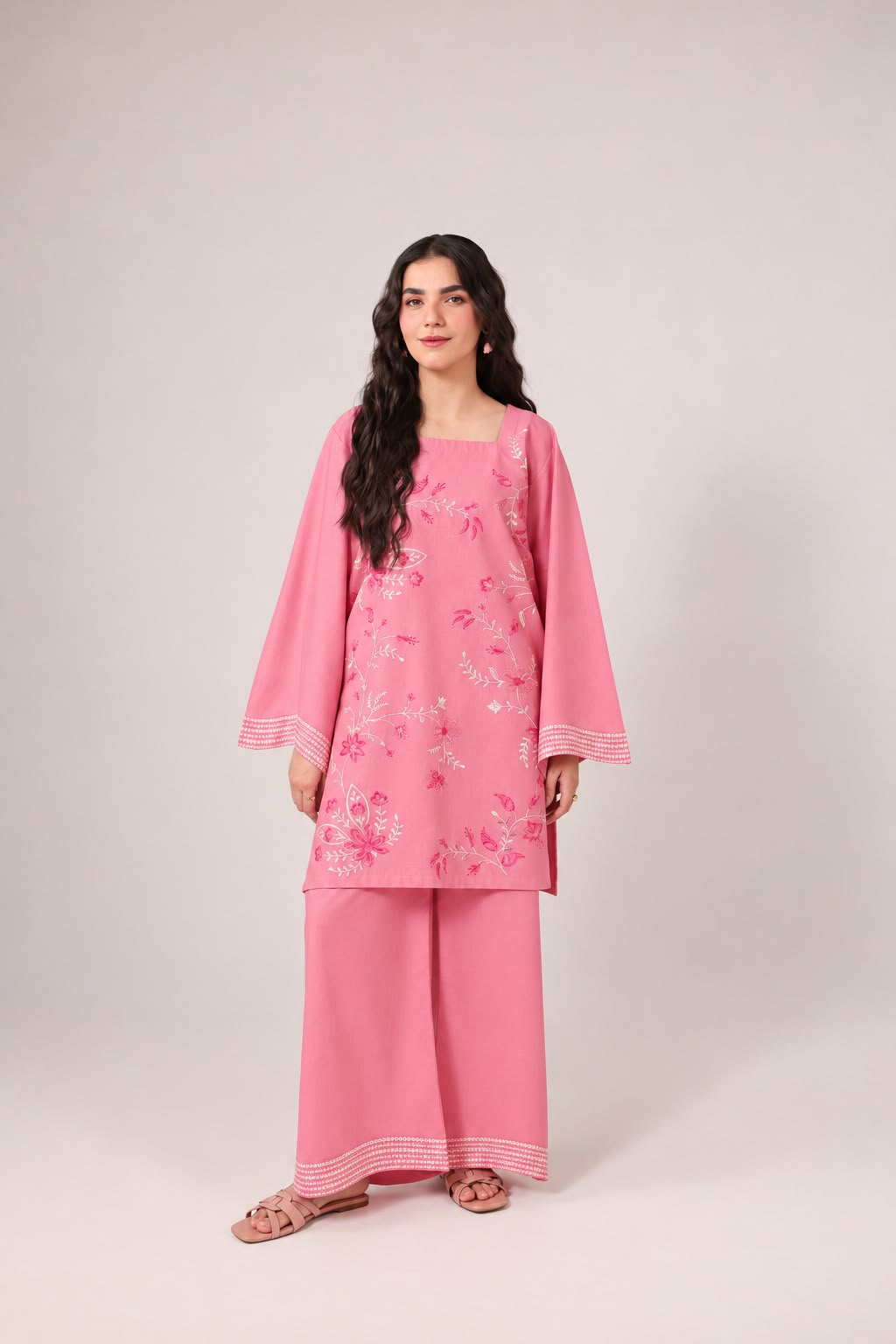 2PC Embroidered Pret - 1287