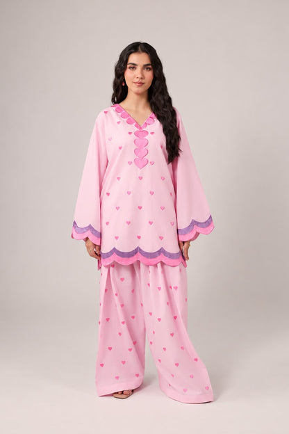 2PC Embroidered Pret - 1368