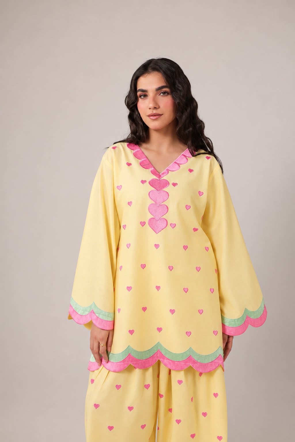 2PC Embroidered Pret - 1372