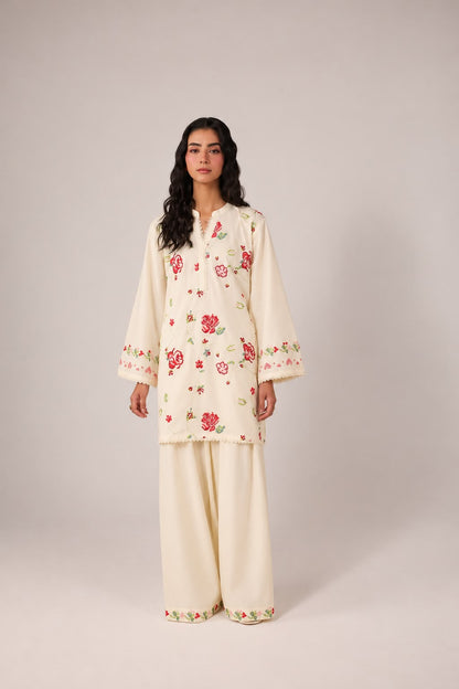 2PC Embroidered Pret - 1376