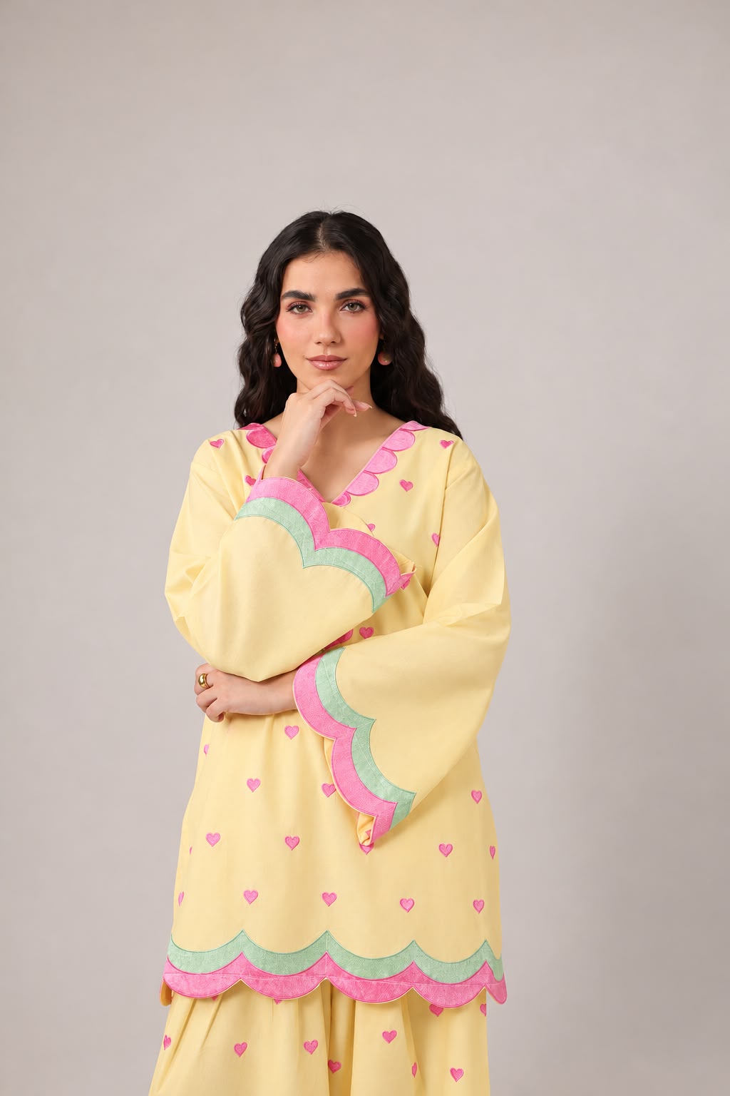 2PC Embroidered Pret - 1372