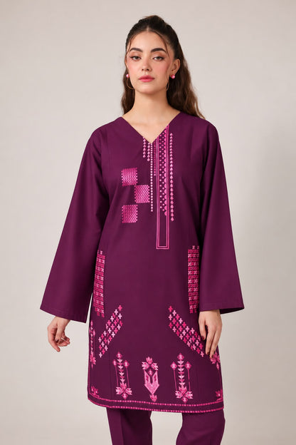 2PC Embroidered Pret - 1313