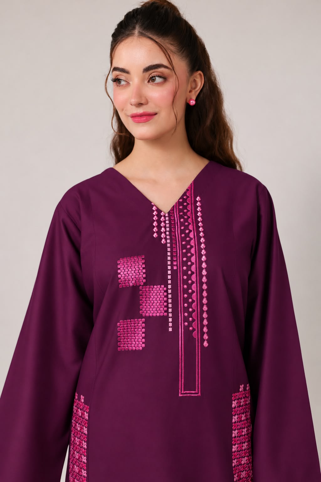 2PC Embroidered Pret - 1313