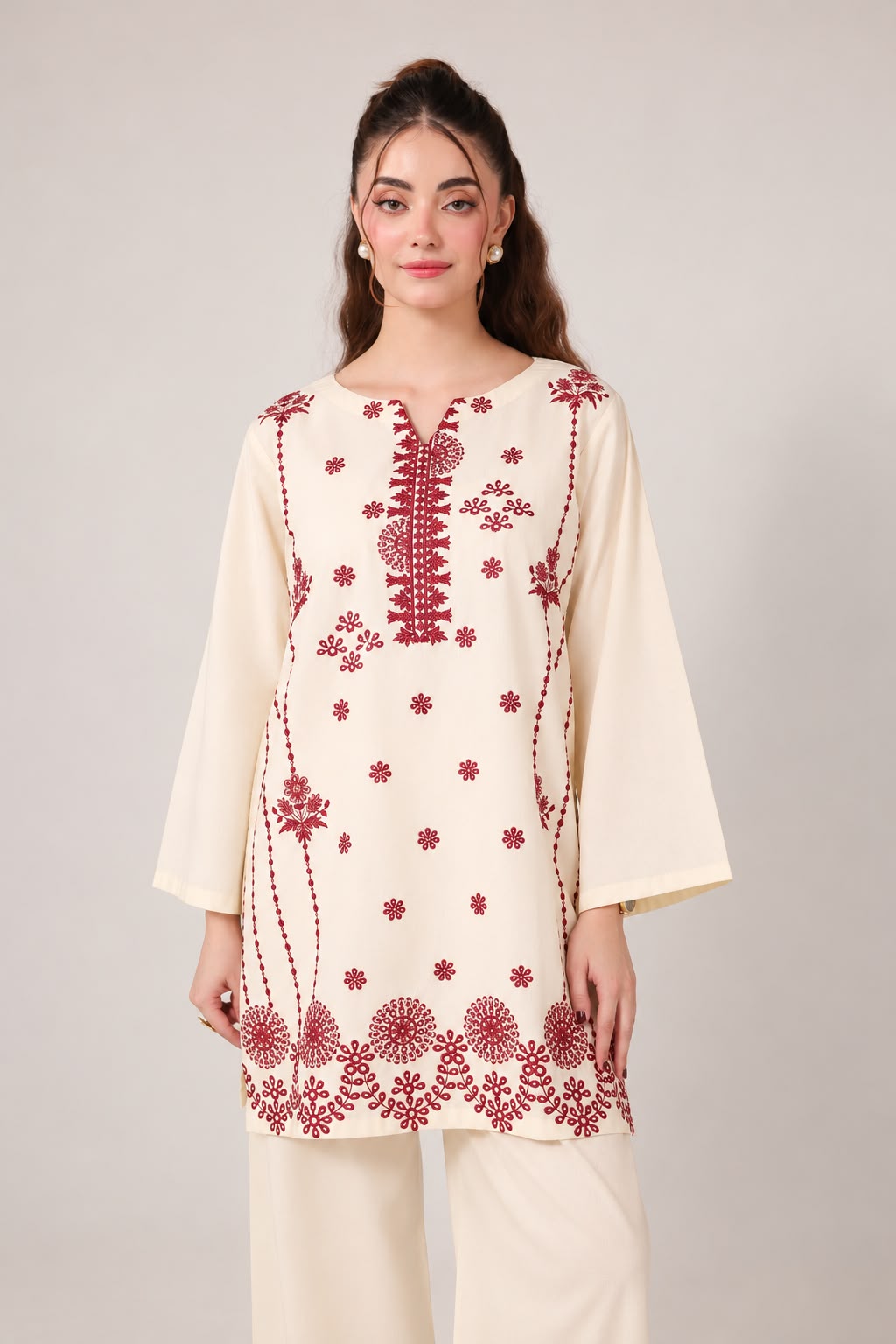 2PC Embroidered Pret - 1270