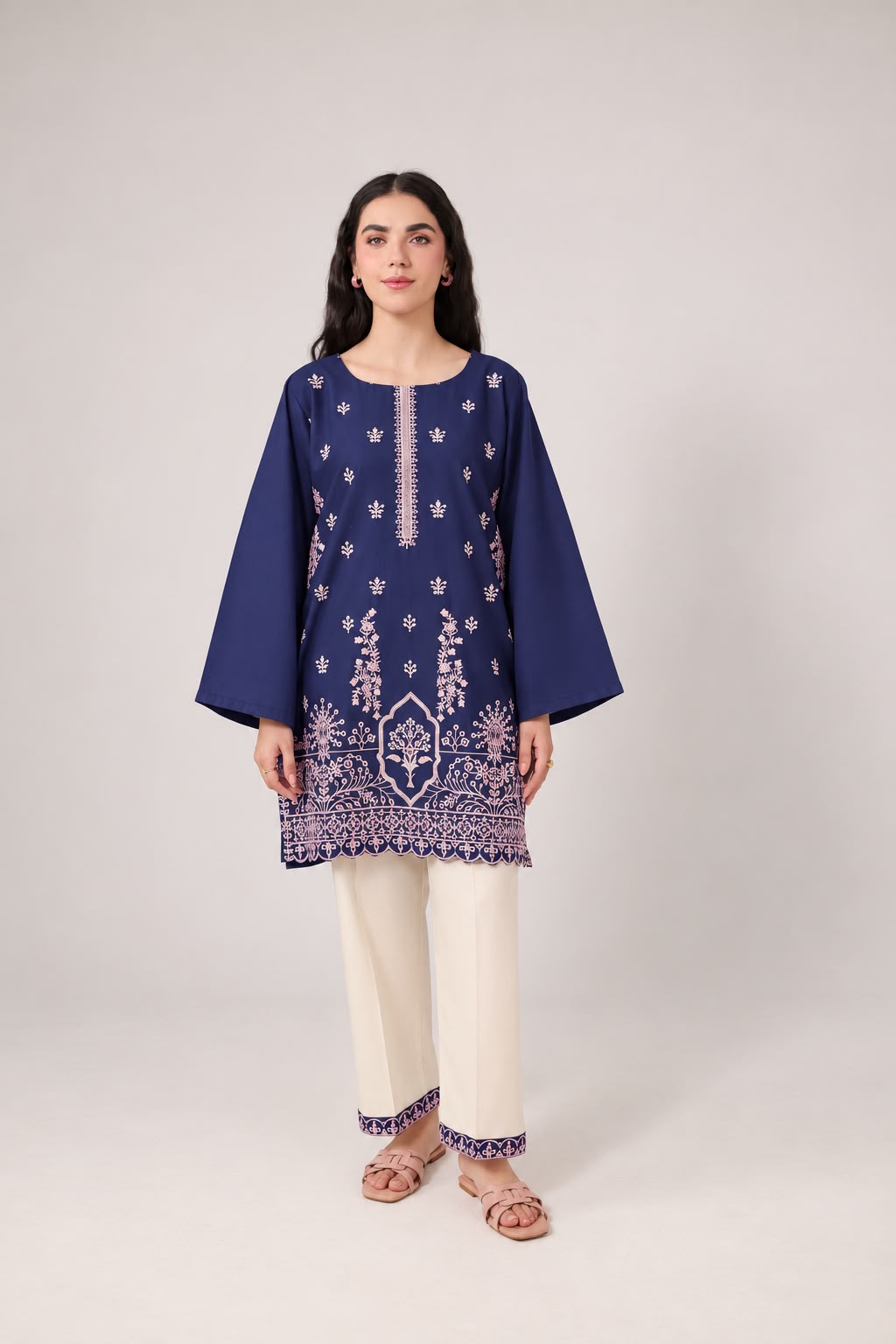 2PC Embroidered Pret - 1248