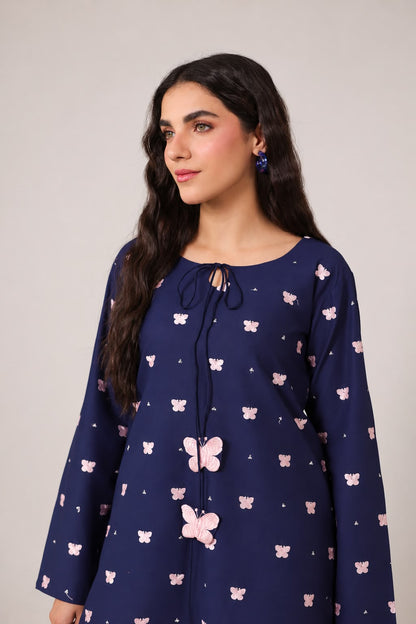 2PC Embroidered Pret - 1295