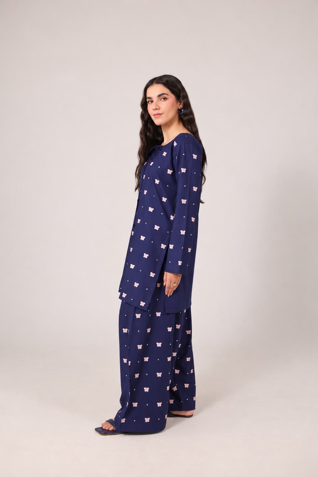 2PC Embroidered Pret - 1295