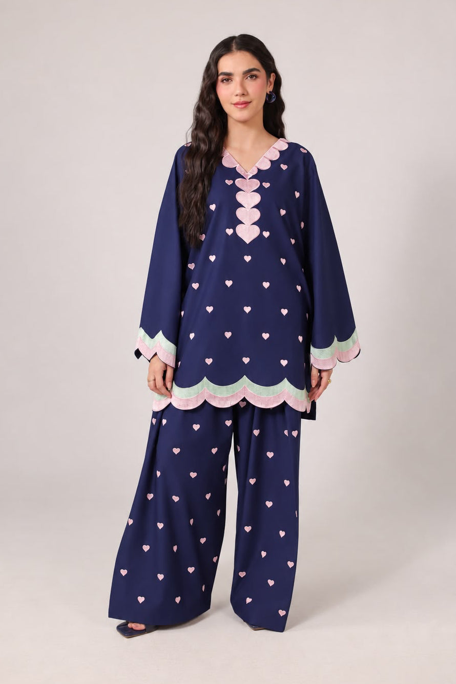 2PC Embroidered Pret - 1369